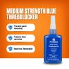 imagePermatex 24240 Threadlocker Blue Medium StrengthThread Lock ampamp Screw Glue for Bolts Nuts ampamp Fasteners to Prevent Loosening ampamp Corrosion Removable with Hand Tools 36 ml90 ml