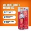 imagePermatex 34423 Right Stuff 1 Minute Red High Temperature Gasket Maker 3 oz3 Fl Oz