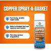 imagePermatex 80697 Copper SprayAGasket HiTemp Adhesive Sealant 9 oz net Aerosol Can  Orange9 Ounce