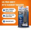 imagePermatex 82194 Ultra Grey Rigid HighTorque RTV Silicone Gasket Maker Sensor Safe And NonCorrosive For High Torque And Vibration Resistant Applications 3 oz3 Fl Oz