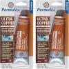imagePermatex 81878 3 Oz Ultra Copper RTV Silicone Gasket Maker 2 Pack