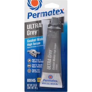 imagePermatex 220746PK Ultra Grey Rigid HighTorque RTV Silicone Gasket Maker 05 oz Pack of 6