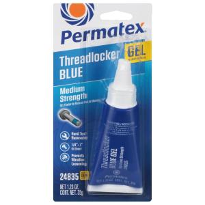 imagePermatex 24240 Threadlocker Blue Medium StrengthThread Lock ampamp Screw Glue for Bolts Nuts ampamp Fasteners to Prevent Loosening ampamp Corrosion Removable with Hand Tools 36 ml35 ml