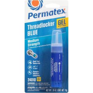 imagePermatex 243006PK Surface Insensitive Threadlocker Blue 034 oz Pack of 610 ml Pack of 6
