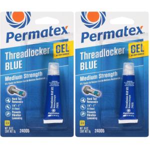 imagePermatex 243006PK Surface Insensitive Threadlocker Blue 034 oz Pack of 65 ml Pack of 2