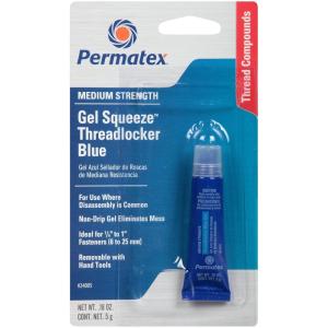 imagePermatex 243006PK Surface Insensitive Threadlocker Blue 034 oz Pack of 65 ml Pack of 6