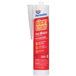 imagePermatex 34423 Right Stuff 1 Minute Red High Temperature Gasket Maker 3 oz10 Fl Oz