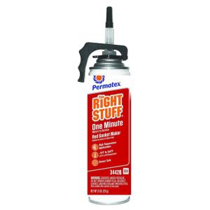 imagePermatex 34423 Right Stuff 1 Minute Red High Temperature Gasket Maker 3 oz75 Fl Oz