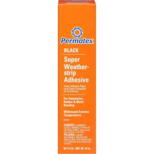 imagePermatex 81850 Black Super Weatherstrip Adhesive 5 oz5 Ounce
