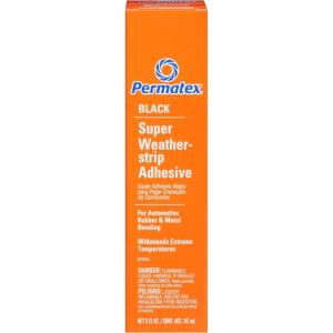 imagePermatex 81850 Black Super Weatherstrip Adhesive 5 oz5 Ounce Pack of 12