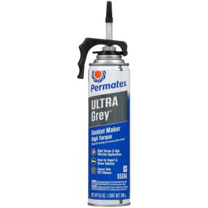 imagePermatex 82194 Ultra Grey Rigid HighTorque RTV Silicone Gasket Maker Sensor Safe And NonCorrosive For High Torque And Vibration Resistant Applications 3 oz95 Fl Oz
