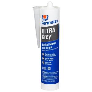 imagePermatex 821956PK Ultra Grey Rigid HighTorque RTV Silicone Gasket Maker  13 oz Pack of 613 Fl Oz Pack of 6