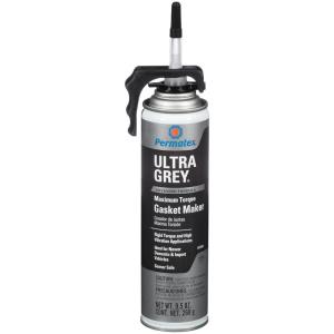 imagePermatex 821956PK Ultra Grey Rigid HighTorque RTV Silicone Gasket Maker  13 oz Pack of 695 Fl Oz 6 Pack