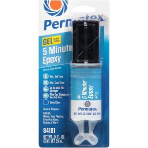 imagePermatex 84101 PermaPoxy 5 Minute General Purpose Epoxy 084 ozPackage May VaryGel