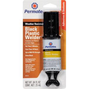 imagePermatex 84145 Permapoxy Black Plastic Weld  084 fl oz084 fl Ounce 12 Pack
