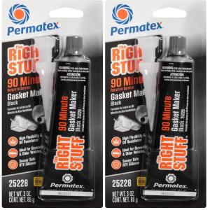 imagePermatex 99070 The Right Stuff Gasket Maker 5 oz  2 Pack with Caulking Gun3 Fl Oz Pack of 2